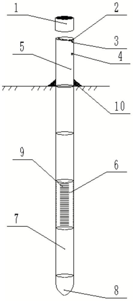 一种放置式湿地土壤水采集、监测装置及应用方法
