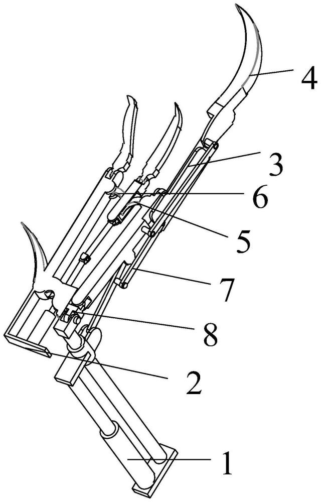 一种仿长足大竹象翅翼展开机理的Z型折叠翼