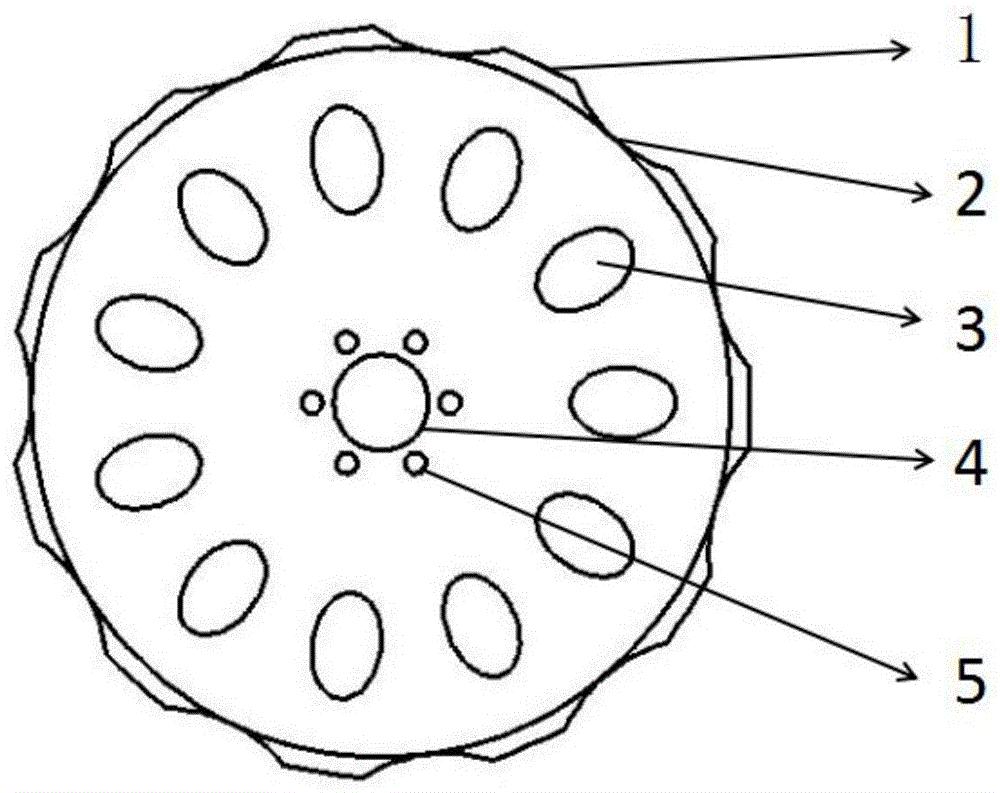 一种具有仿生结构的破茬松土部件
