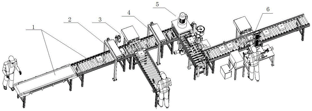 耐火砖自动标识及检测工作线