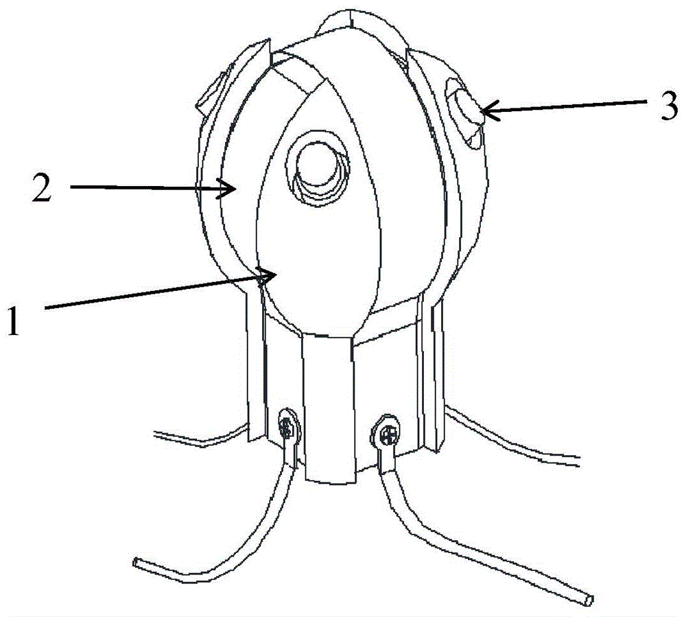 一种具备超声波和红外发射功能的小型三维超声波发射器