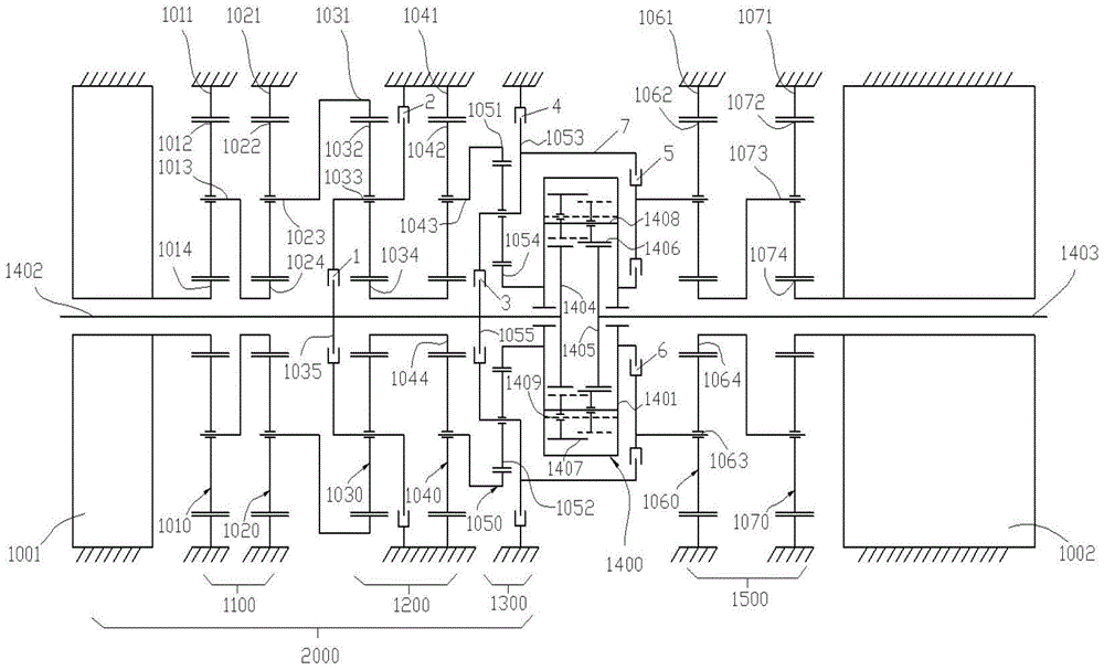 一种带有转矩定向分配功能的双电机耦合驱动桥