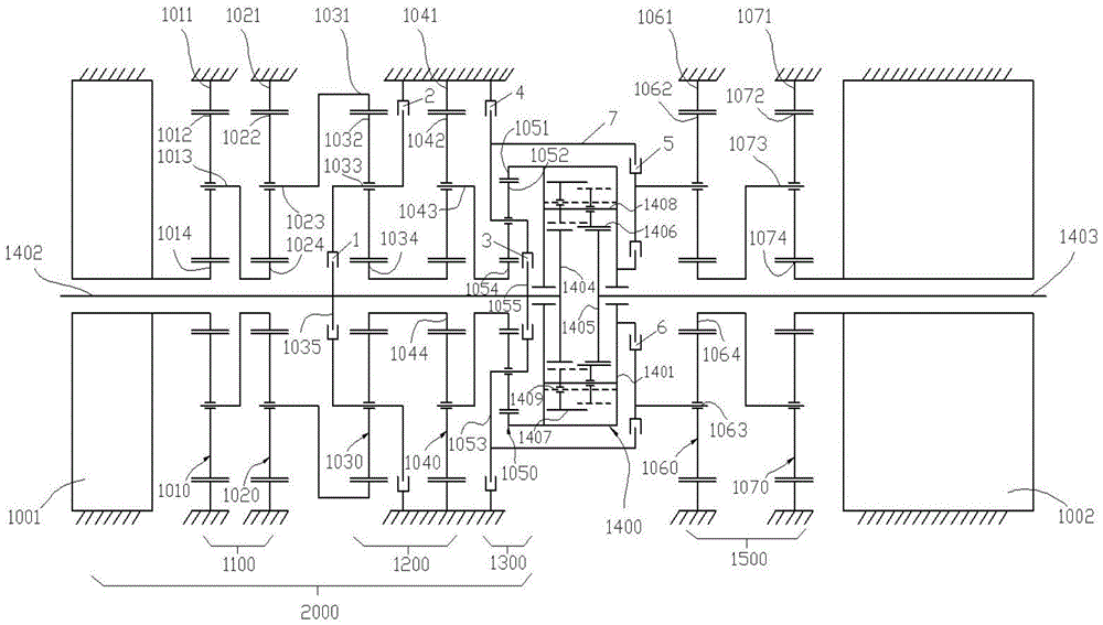 一种带有转矩定向分配功能的双电机耦合驱动桥