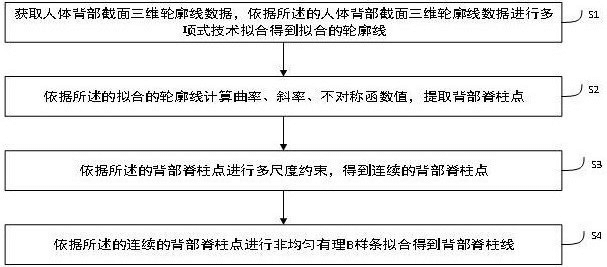一种基于多尺度约束背部脊柱点的检测方法