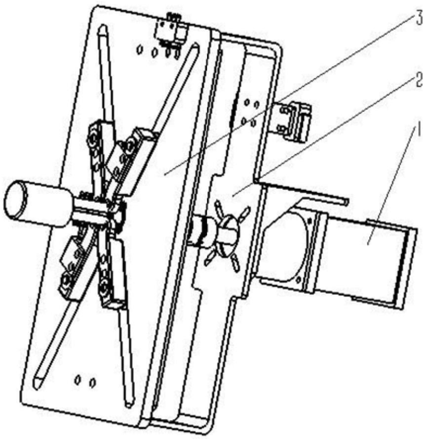一种并联曲柄滑块式撑套机构