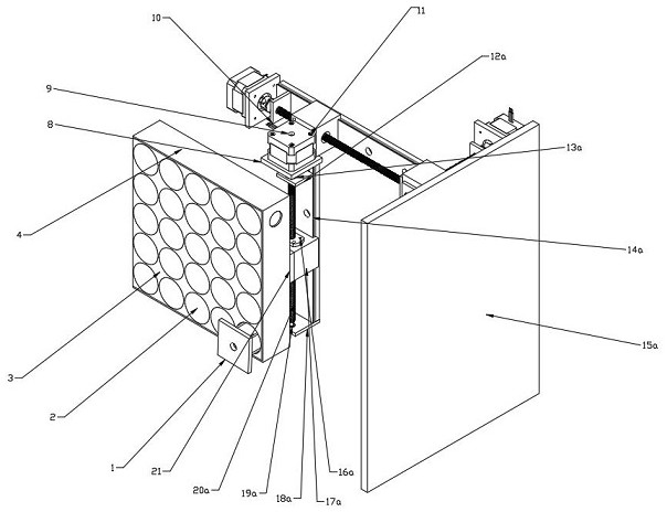 一种超声探头隔离膜辅助上膜的自动传送装置