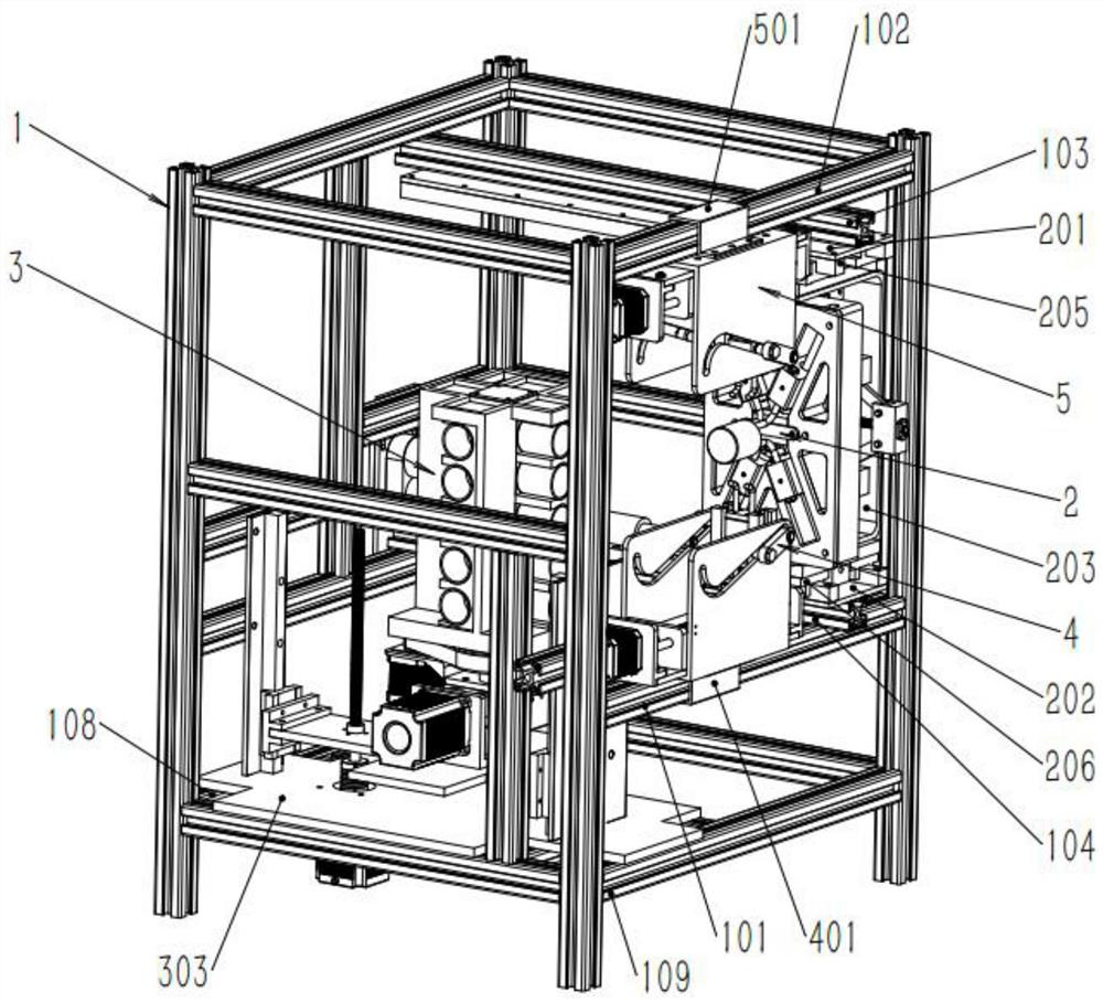 硅胶套自动撑挂装置