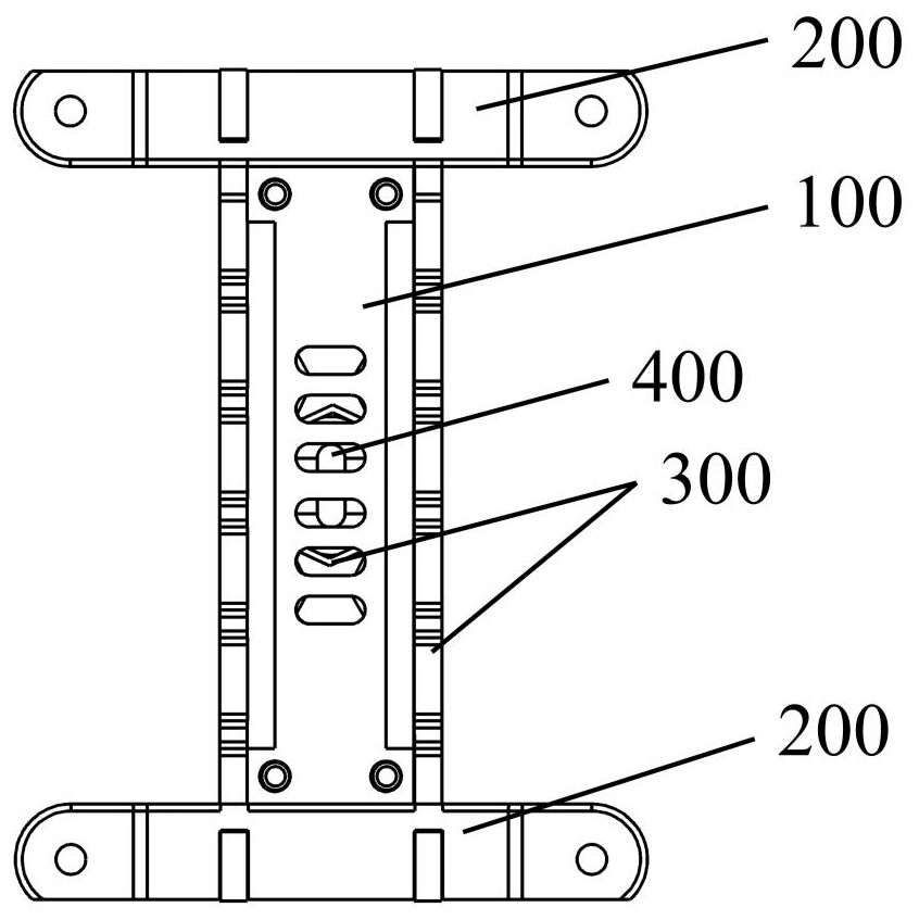 一种自加载内应力的两杆两索张拉超材料胞元结构