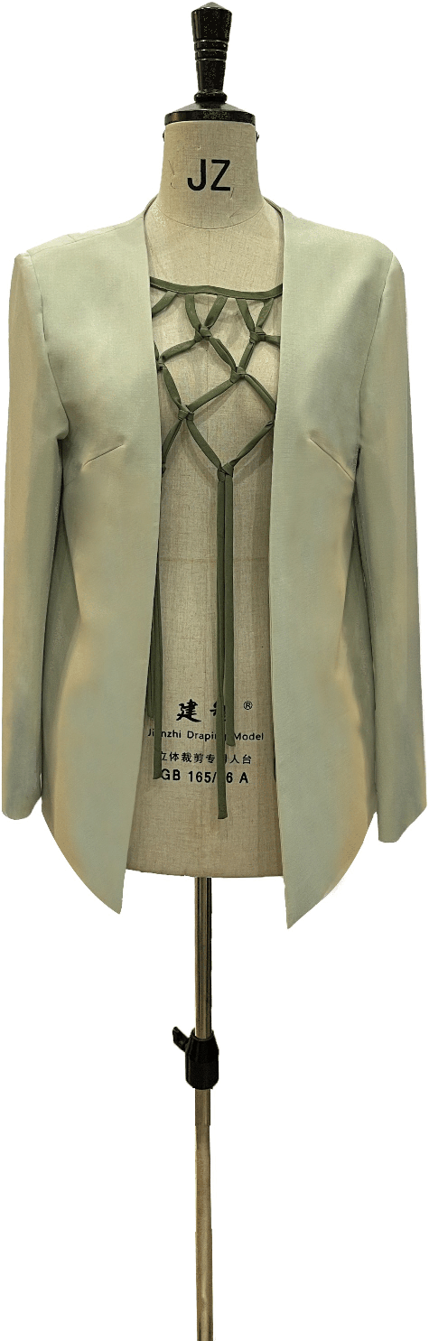 女外套（编织流苏工艺）