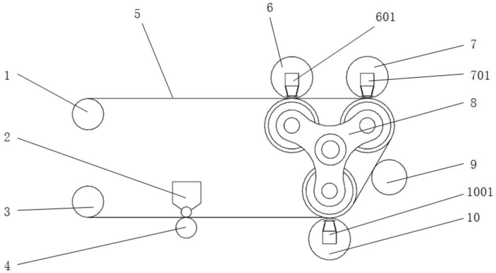 一种制造超大面积纳米压印无缝图案的装置及方法