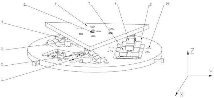 一种压电驱动的旋转三维微动平台