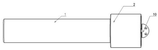 一种基于跳绳旋转的压电发电装置