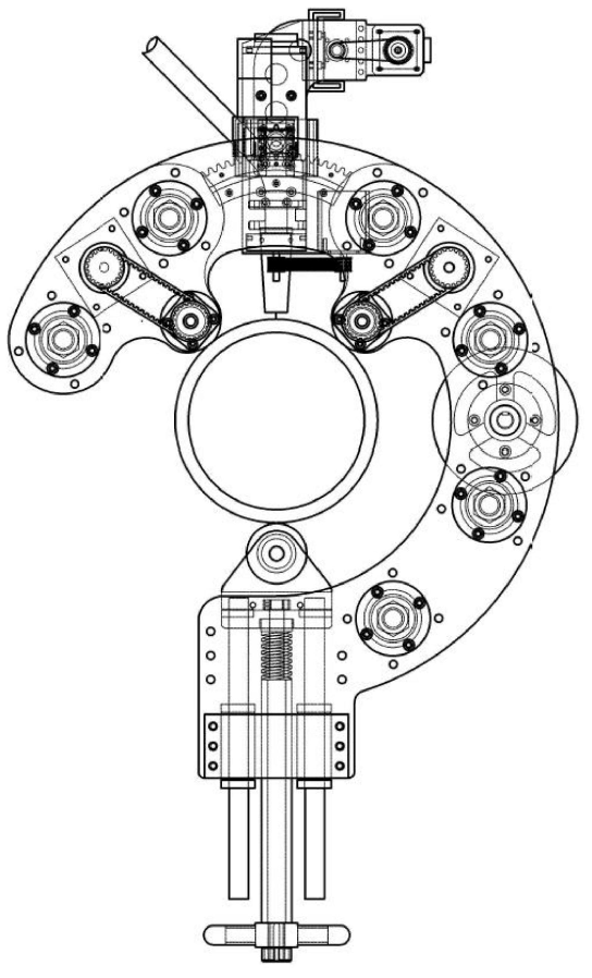 小直径钢管对接焊缝全位置自动焊接装置
