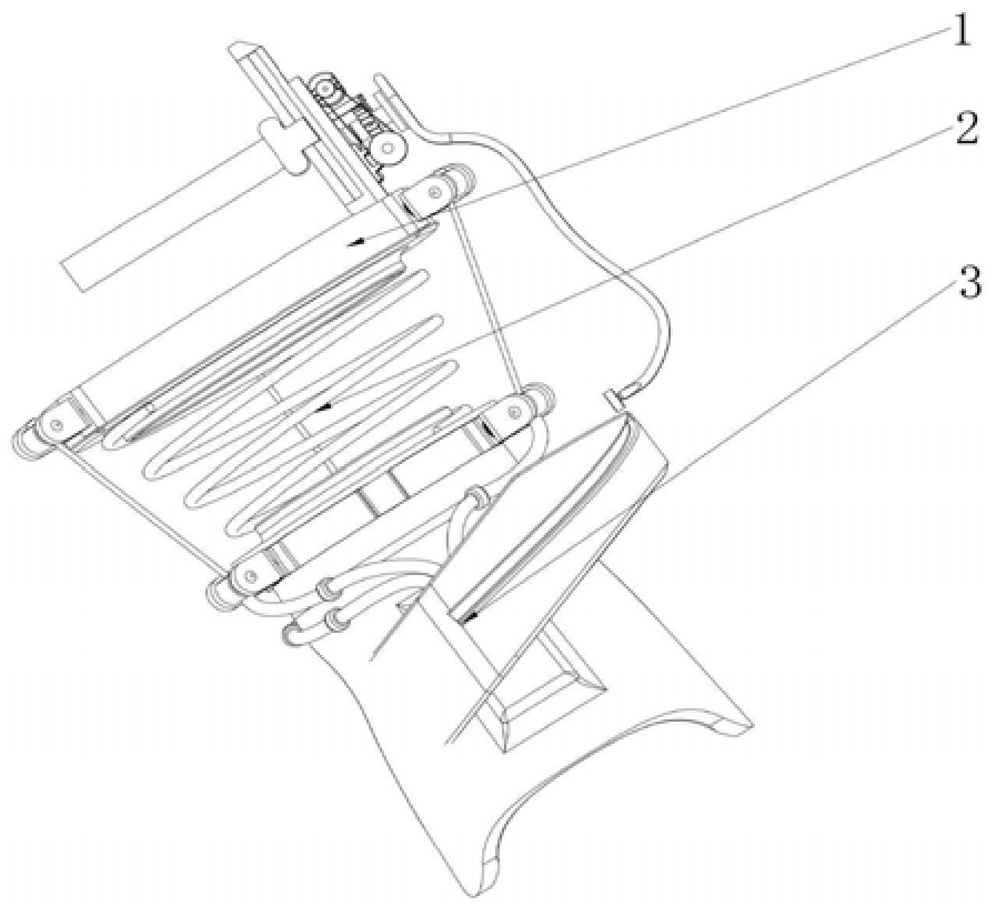 一种适时三自由度绳索驱动柔性并联腕部康复机构