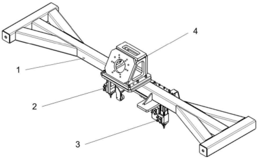 一种吸附-销孔定位式新型轿车顶盖后横梁柔性抓具