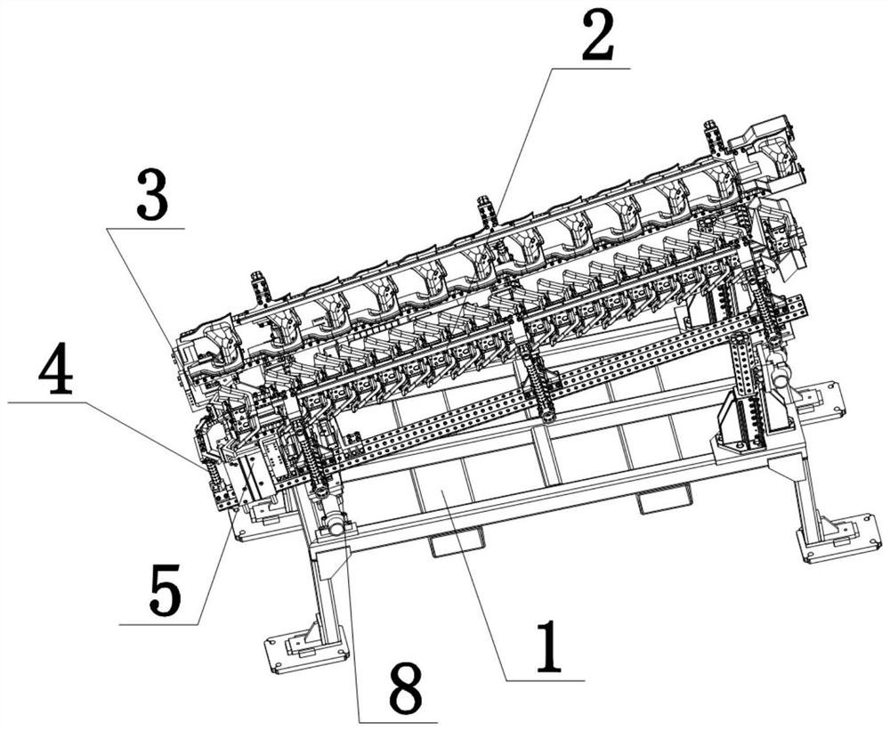 一种重力滑移上件机构