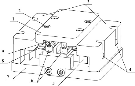 一种双足夹紧式高承载精密压电直线驱动器