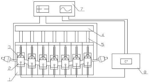 一种分段控形控温的三维热拉弯成形装置