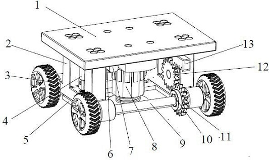一种高精度转向控制的气动搬运车及其转向控制方法