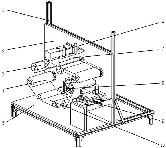 一种辊型紫外纳米压印装置