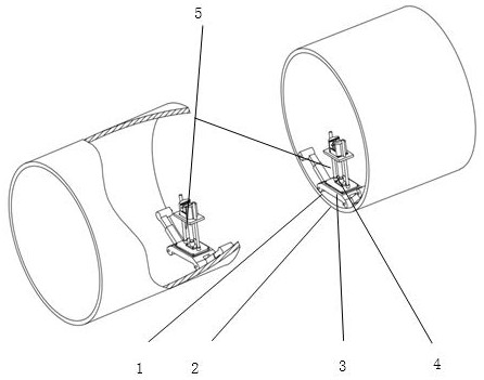 大型孔系激光对中装置和方法