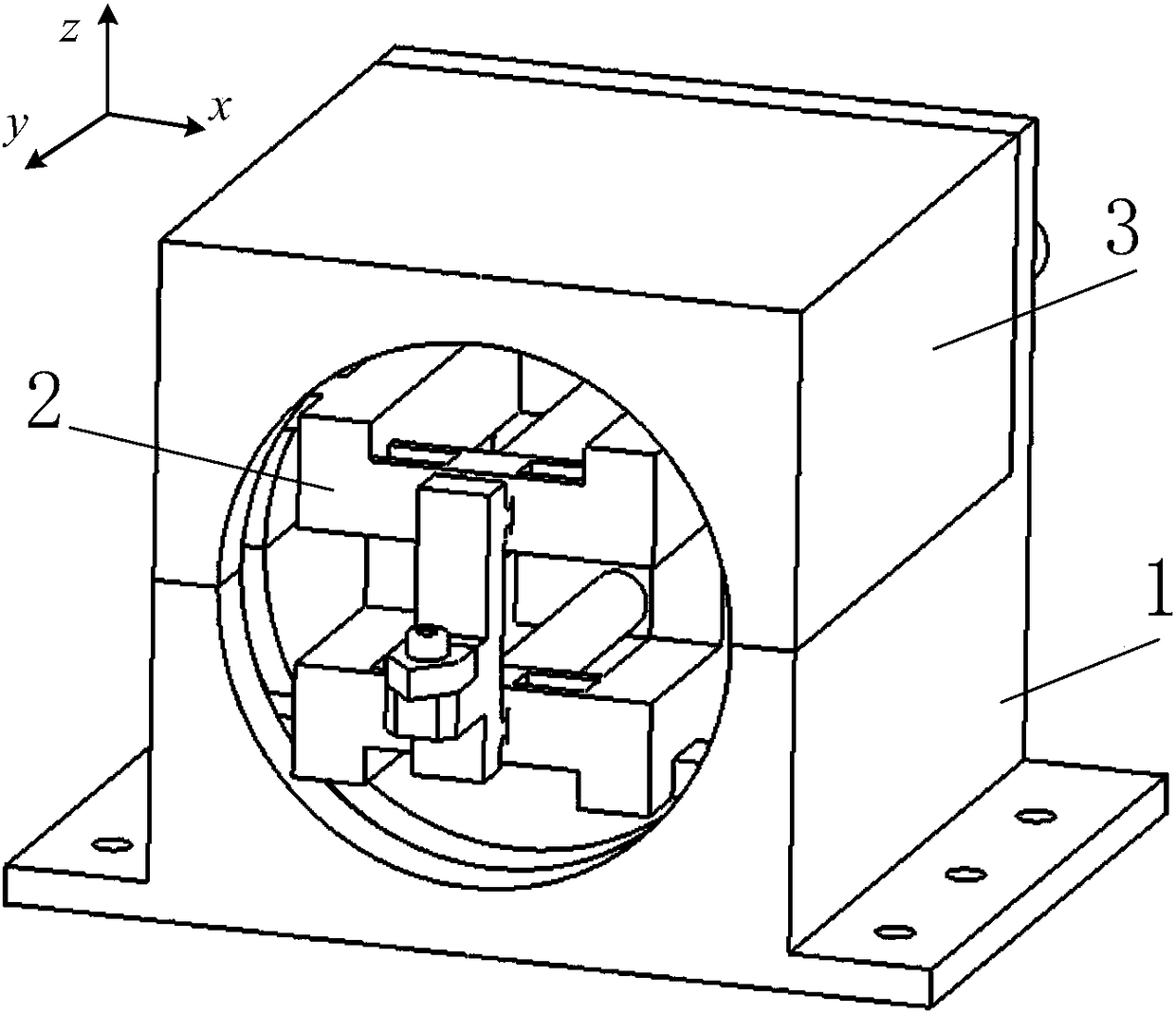 一种角度可调的普适性非共振椭圆振动切削柔性装置
