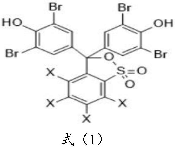 一种四溴苯酚四卤磺酞的水相合成方法
